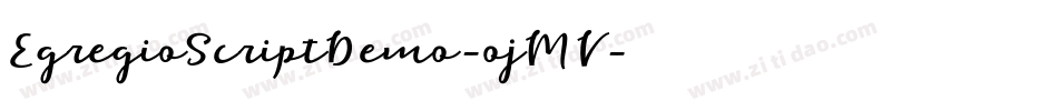 EgregioScriptDemo-ojMV字体转换