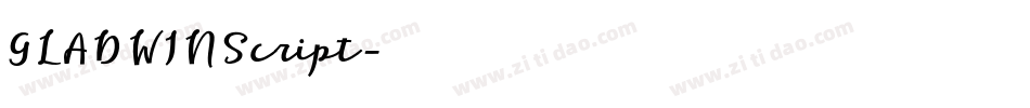 GLADWINScript字体转换