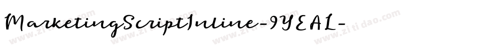 MarketingScriptInline-9YEAL字体转换