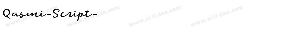 Qasmi-Script字体转换