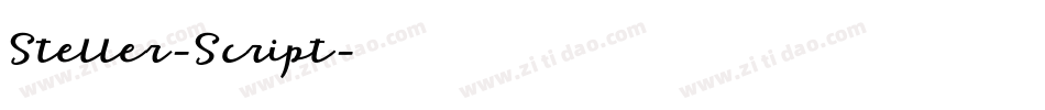 Steller-Script字体转换