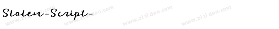Stolen-Script字体转换