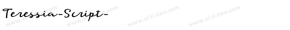 Teressia-Script字体转换