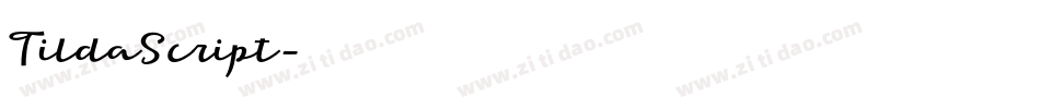TildaScript字体转换
