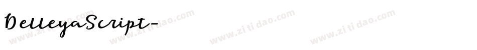DelleyaScript字体转换