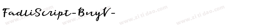 FadliScript-BnyV字体转换