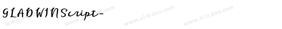 GLADWINScript字体转换