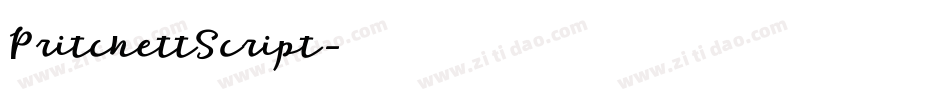 PritchettScript字体转换