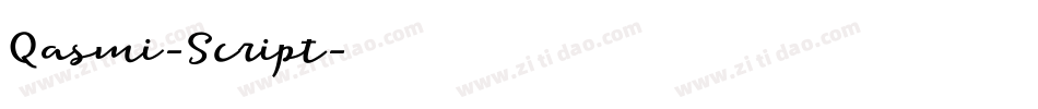 Qasmi-Script字体转换