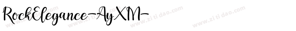 RockElegance-AyXM字体转换