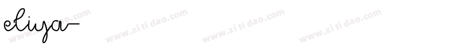 eliya字体转换
