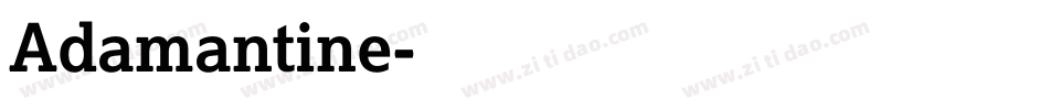 Adamantine字体转换