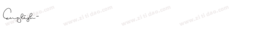 English字体转换