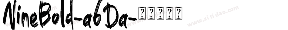 NineBold-a6Da字体转换