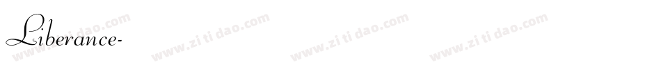 Liberance字体转换