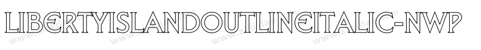 LibertyIslandOutlineItalic-nWPY字体转换