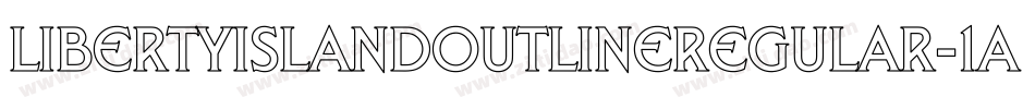 LibertyIslandOutlineRegular-1A3Z字体转换