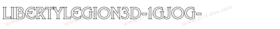 LibertyLegion3D-1GjOg字体转换