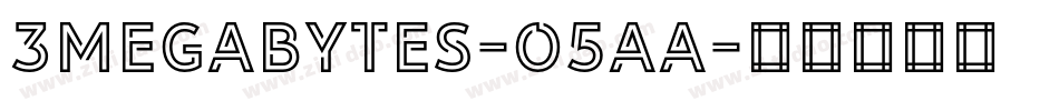 3Megabytes-o5aA字体转换
