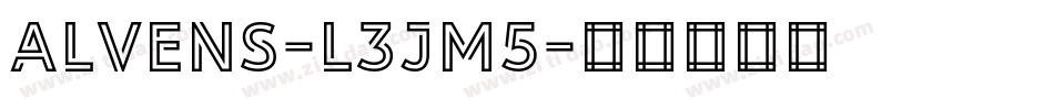 Alvens-L3Jm5字体转换