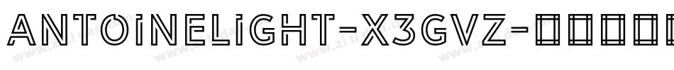 AntoineLight-X3GvZ字体转换