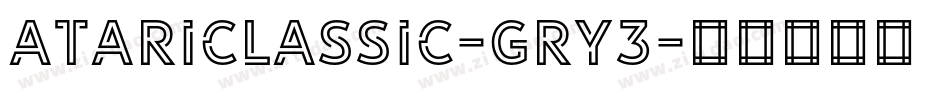 AtariClassic-gry3字体转换