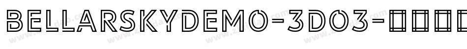 BellarskyDemo-3dO3字体转换