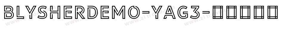 BlysherDemo-yaG3字体转换