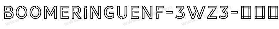 Boomeringuenf-3wz3字体转换
