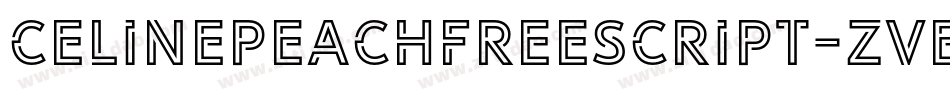 CelinepeachfreeScript-ZVEY3字体转换