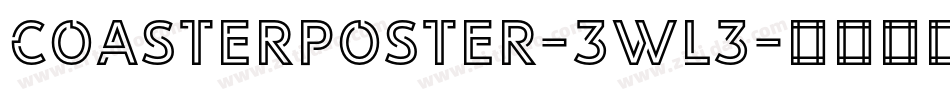 Coasterposter-3wl3字体转换