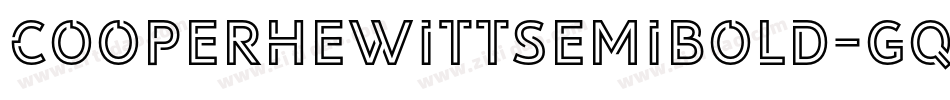 CooperhewittSemibold-gqj3字体转换