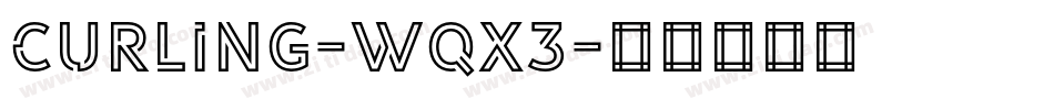 Curling-wqx3字体转换