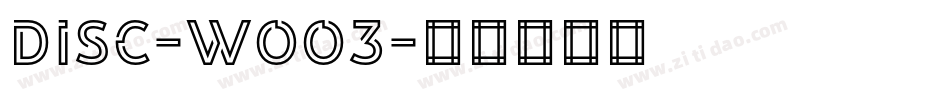 Disc-woO3字体转换