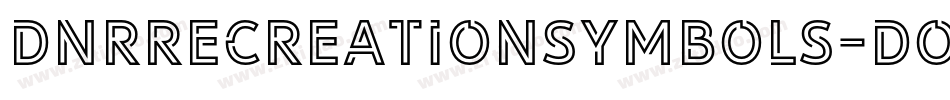 DnrRecreationSymbols-DOA3字体转换