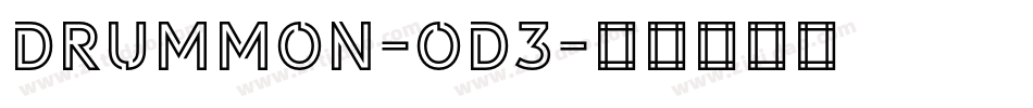 Drummon-Od3字体转换
