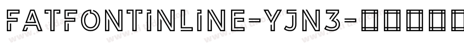 Fatfontinline-yjn3字体转换