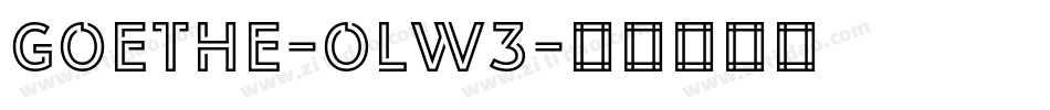 Goethe-OLW3字体转换