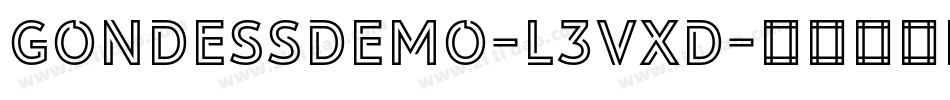 GondessDemo-L3VxD字体转换
