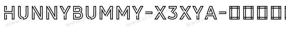 HunnyBummy-X3Xya字体转换