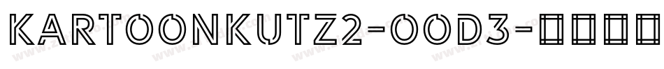 Kartoonkutz2-OOD3字体转换