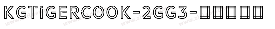 Kgtigercook-2gg3字体转换