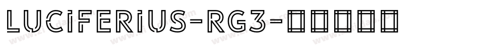 Luciferius-RG3字体转换