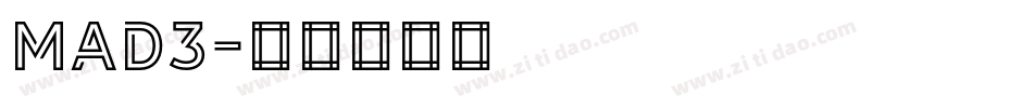 MAD3字体转换