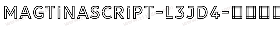 MagtinaScript-L3Jd4字体转换
