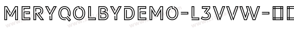 MeryQolbyDemo-L3VvW字体转换