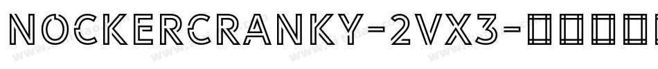 NockerCranky-2vx3字体转换
