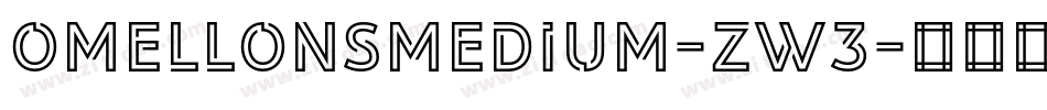 OmellonsMedium-zw3字体转换