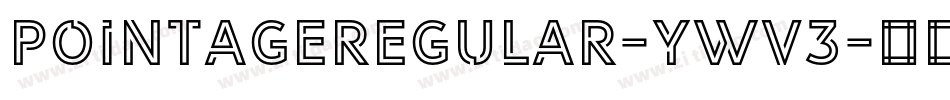 PointageRegular-ywV3字体转换