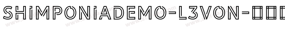 Shimponiademo-L3Von字体转换